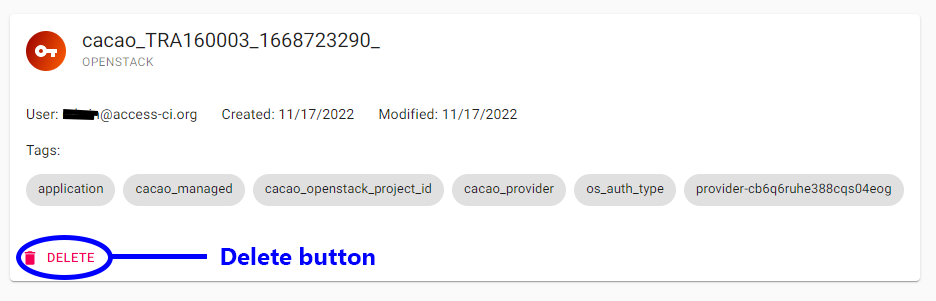 add jetstream openstack password
